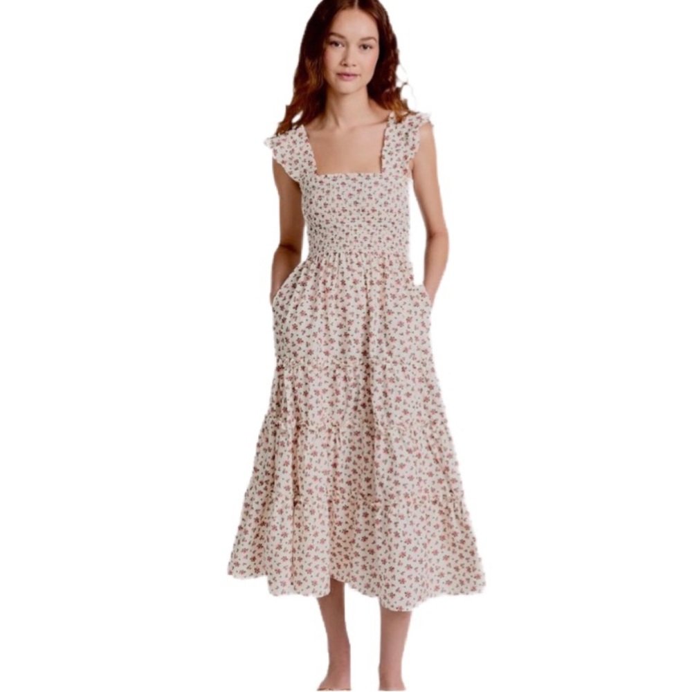 OPT Calypso Rose  Midi Dress